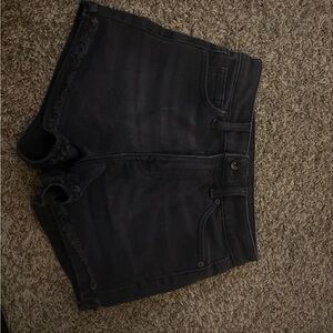 Kendall & Kylie Black Jean Shorts Casual Style